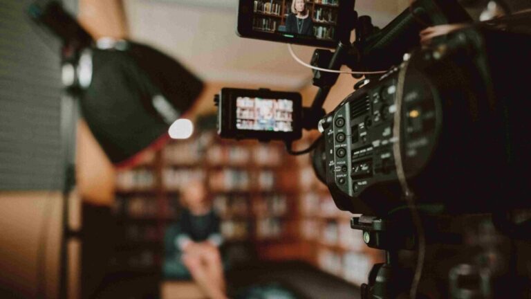 camera interview scene